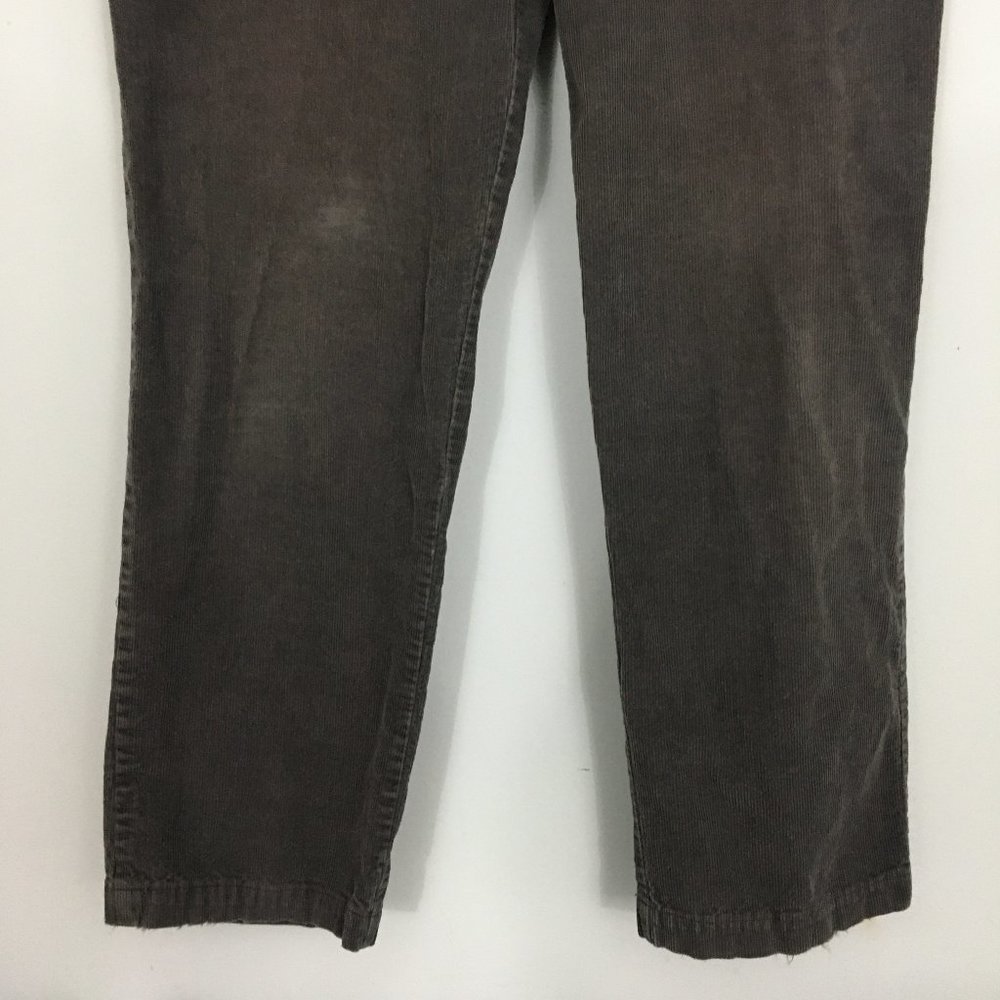 Haggar Mens 36 x 32 Charcoal Gray 100% Cotton Flat Front Straight Leg Pants - Picture 6 of 9